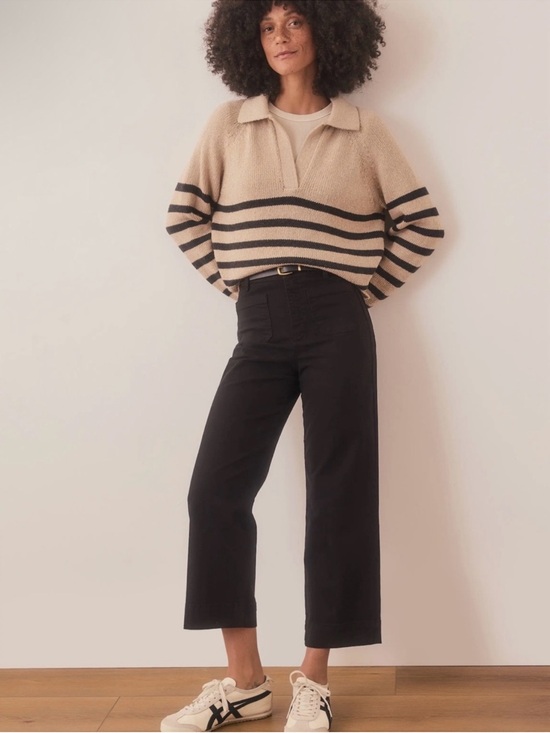 Marine Layer Pants - Marine Layer Bridget Wide Leg Front Pocket Crop Pant sz 8